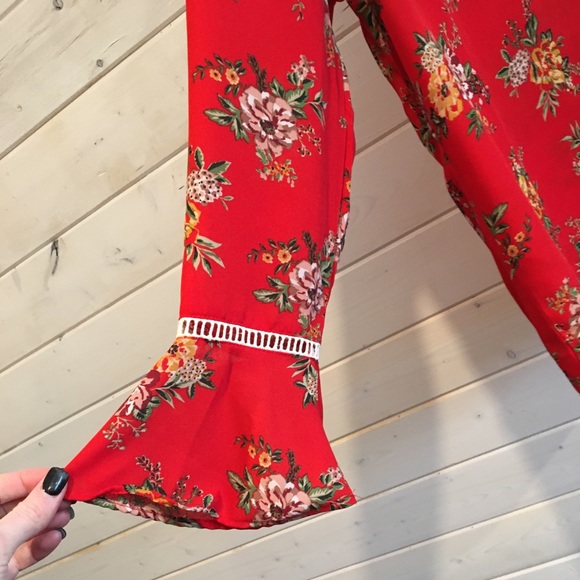 Liberty Love Floral Bell Sleeve Blouse - Picture 3 of 4